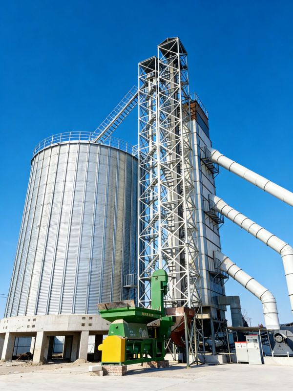 300吨粮食烘干塔